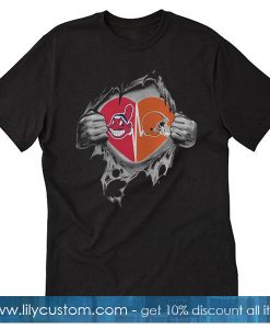 Browns Indians It’s In My Heart Inside Me T-Shirt SF