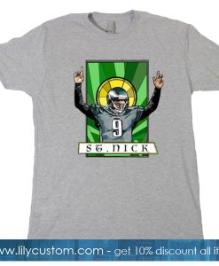 Cool Philadelphia Football Team Quarterback Nick Foles T-Shirt SF