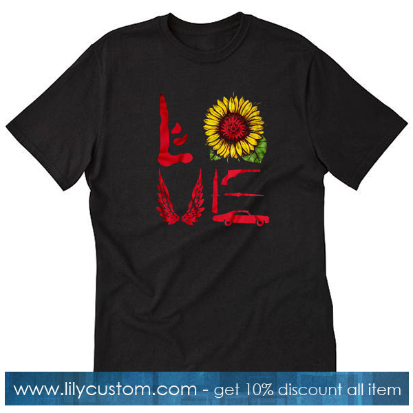 Love Sunflower Supernatural T-Shirt SF