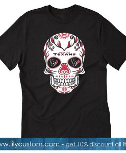 NFL Houston Texans Outdoor Skull T Shirt SF