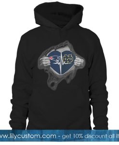 Patriots Notre Dame It’s In My Heart Inside Me Hoodie SF