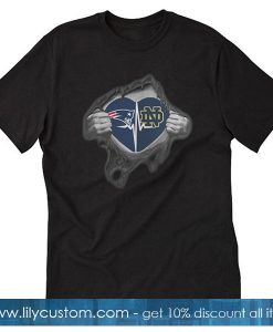 Patriots Notre Dame It’s In My Heart Inside Me T Shirt SF
