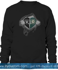 Raiders Athletics It’s In My Heart Inside Me Sweatshirt SF