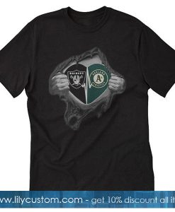 Raiders Athletics It’s In My Heart Inside Me T-Shirt SF
