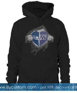 Seahawks Huskies It’s In My Heart Inside Me Hoodie SF