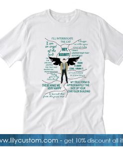 Supernatural Castiel Angel T-Shirt SF