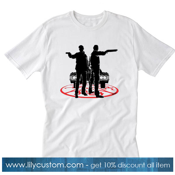 Supernatural Sam And Dean Silhouette T-Shirt SF