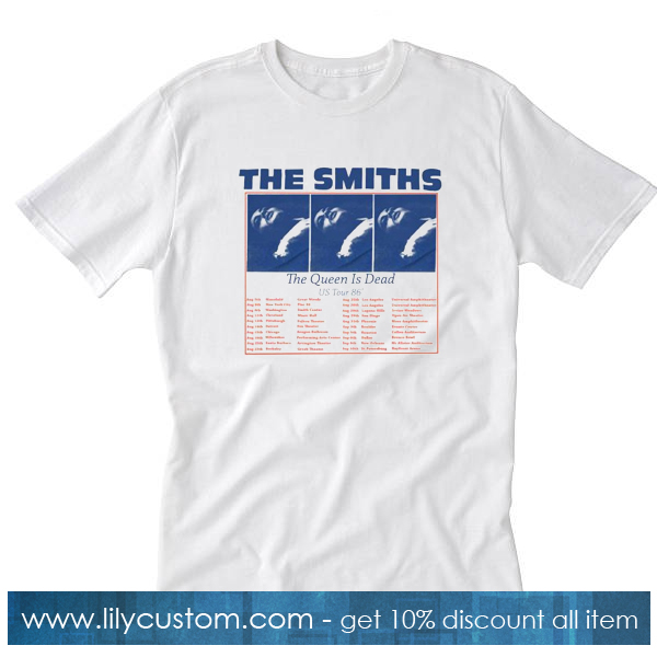 The Smiths The Queen is dead Us tour 86 t-shirt SF