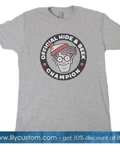 Wheres Waldo – Mens Champion T-Shirt SF