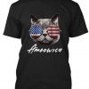 Ameowica Black T-Shirt Front T-SHIRT