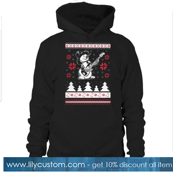 Bassist Ugly Christmas Hoodie NT