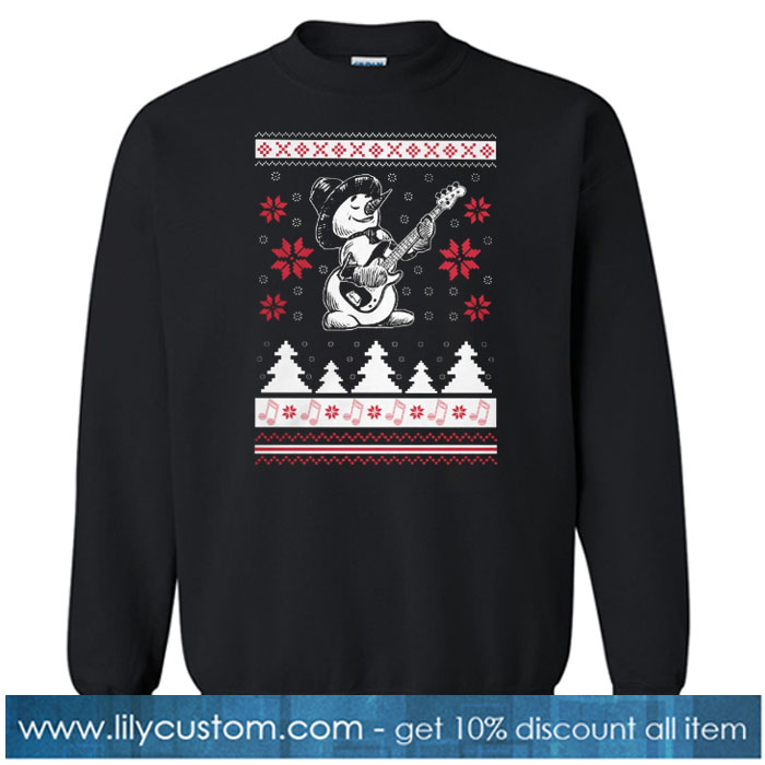 Bassist Ugly Christmas Sweatshirt NT
