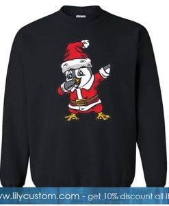 DABBING PENGUIN Santa Claus Costume Sweatshirt NT