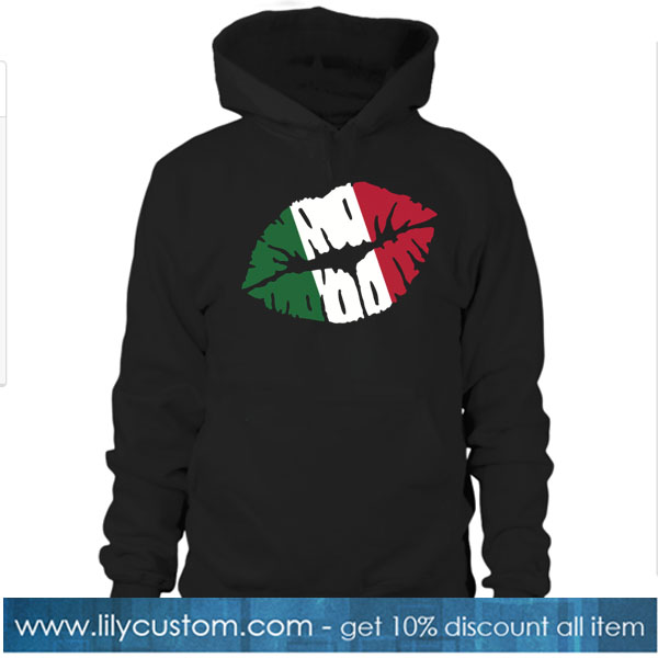 Italy flag kiss Hoodie SR