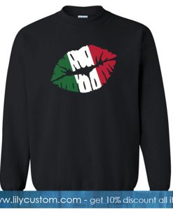 Italy flag kiss Sweatshirt SR