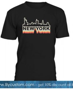 New York City Skyline Vintage T-Shirt NT