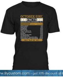 October Girl Facts T-Shirt NT