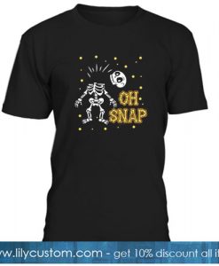 Oh Snap Skeleton Halloween T-Shirt NT