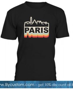 Paris Skyline Vintage T-Shirt NT
