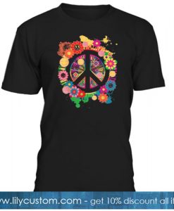 Peace Sign Colorful T-Shirt NT