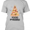 Pizza Lover's Food Pyramid T-SHIRT SR