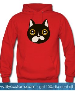 Charlie the Tuxedo Cat HOODIE SR