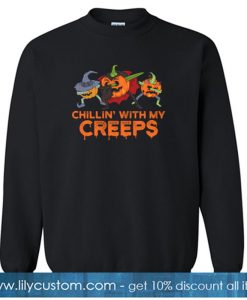 Chillin With My Creeps SWEATSHIRT SR