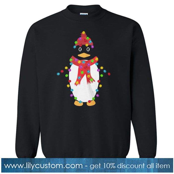 Christmas day Penguin SWEATSHIRT SR