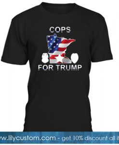 Cops For Trump 2020 T-SHIRT SR