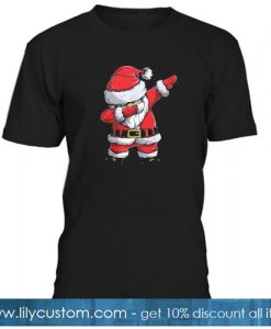 Dabbing Santa Christmas T-SHIRT SR