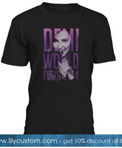 Demi Lovato 2014 World Tour Trending T Shirt SR