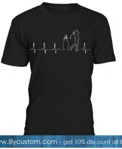 Golf Heartbeat T-SHIRT SN