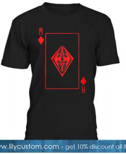 Halloween Playing Card T-SHIRT SR