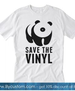 Save The Vinyl Panda T-SHIRT SN