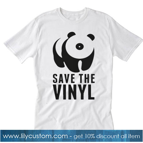 Save The Vinyl Panda T-SHIRT SN