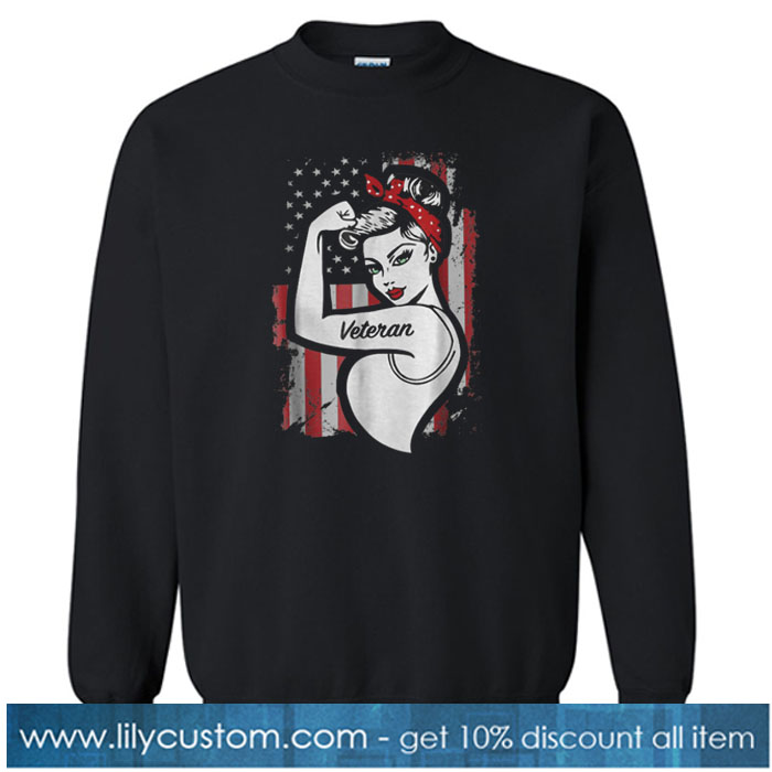 The Woman Veteran SWEATSHIRT SR