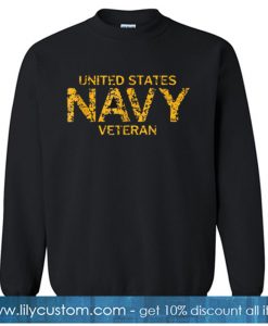 United States NAVY Veteran SWEATSHIRT SR