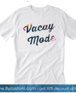 Vacay Mode Tropical T Shirt SR