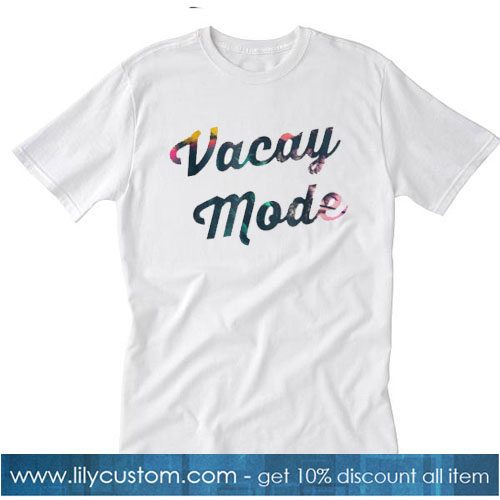 Vacay Mode Tropical T Shirt SR