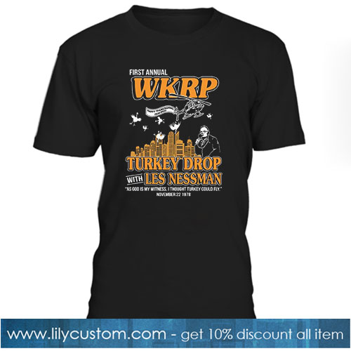 WKRP Turkey Drop T-Shirt SR
