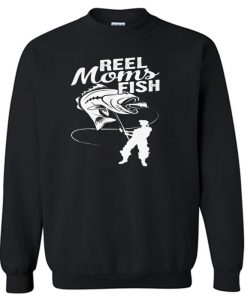 reel moms fish Crewneck sweatshirt new SN