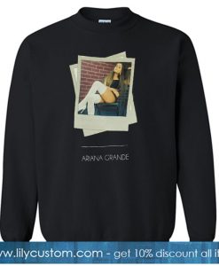 Ariana Grande Tilt Girls Juniors Black Sweatshirt SN