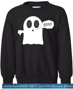 Boo Thumbs Down Ghost Kids Sweatshirt SN