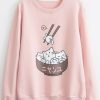 Cat In Bowl Sweatshirt SN