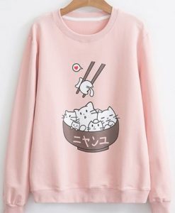 Cat In Bowl Sweatshirt SN