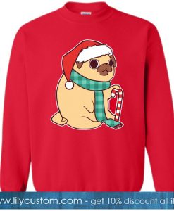 Christmas Pug SWEATHSHIRT NT