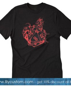 DM Tabletop Gaming Dragons D20 T-SHIRT SN