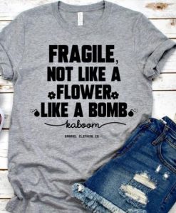 Flower Like A Bomb T-shirt SN