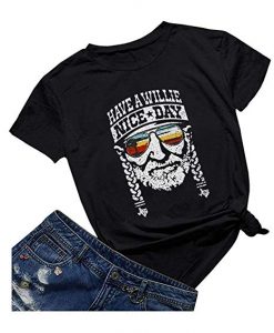 Have A Willie Nice Day Willie Nelson t-shirt SN