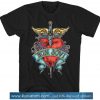 Heart & Dagger Logo Bon Jovi T-Shirt SN